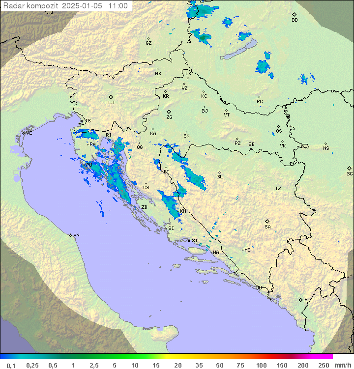 Padavine Hrvaška