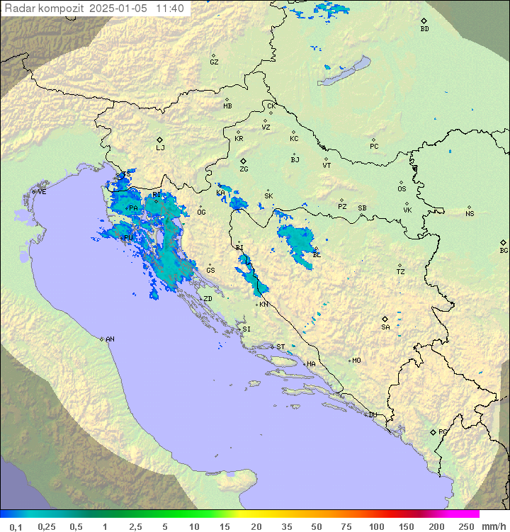 Padavine Hrvaška