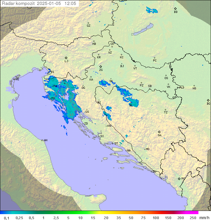 Padavine Hrvaška