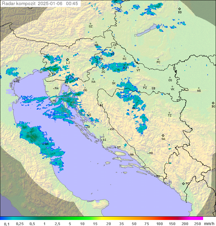 Padavine Hrvaška