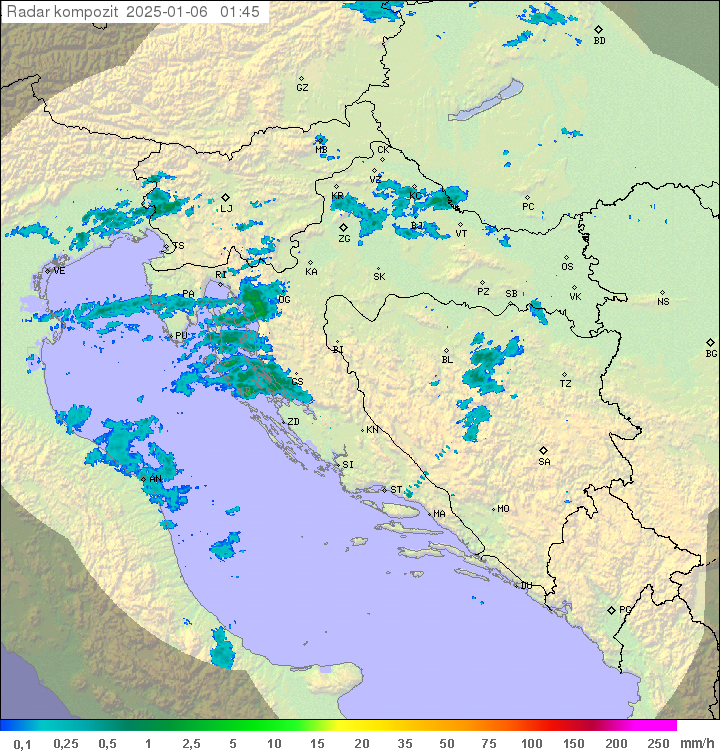 Padavine Hrvaška