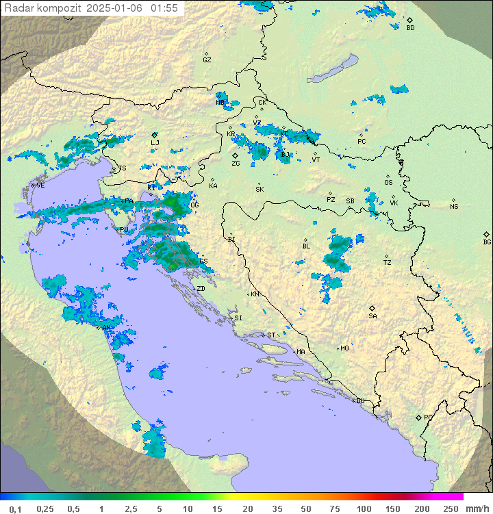 Padavine Hrvaška