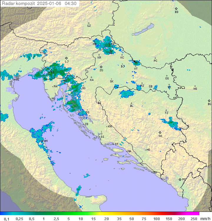 Padavine Hrvaška