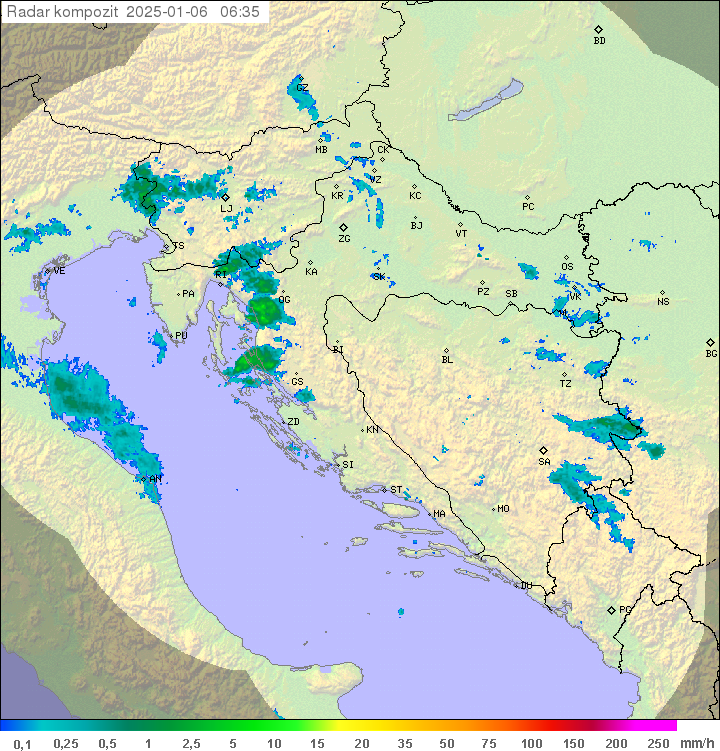 Padavine Hrvaška