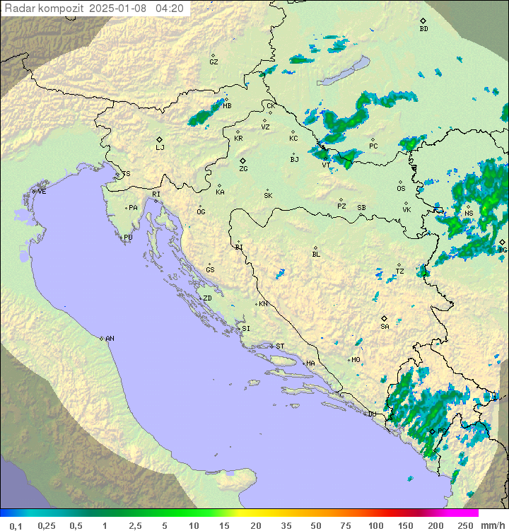 Padavine Hrvaška