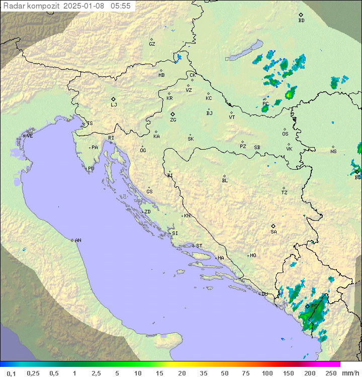 Padavine Hrvaška