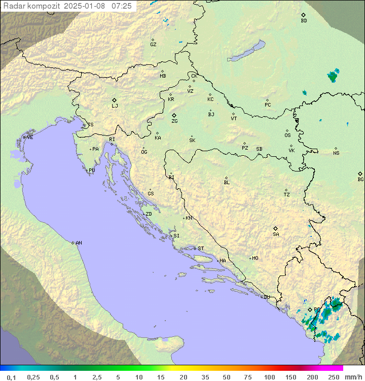 Padavine Hrvaška