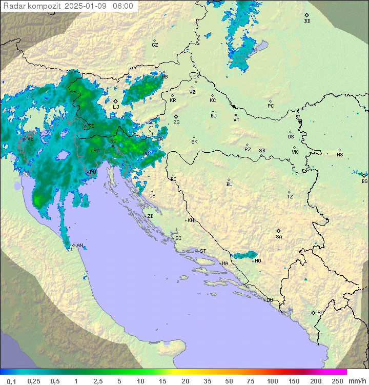 Padavine Hrvaška