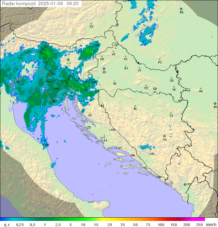 Padavine Hrvaška