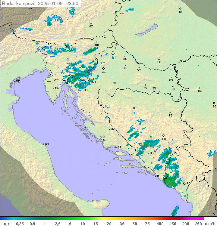 Padavine Hrvaška