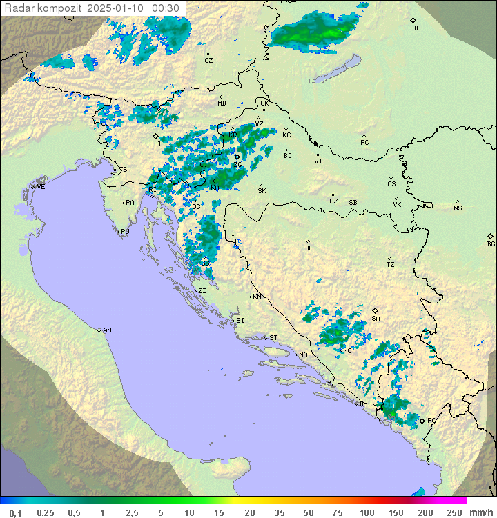 Padavine Hrvaška