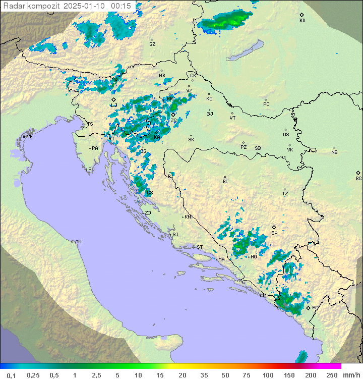 Padavine Hrvaška