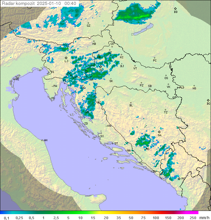 Padavine Hrvaška