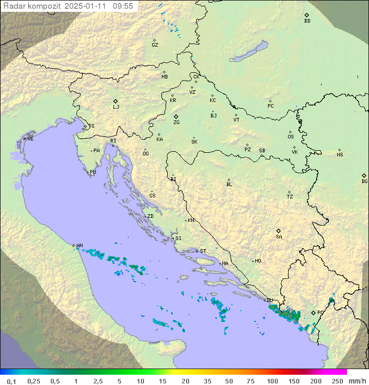 Padavine Hrvaška