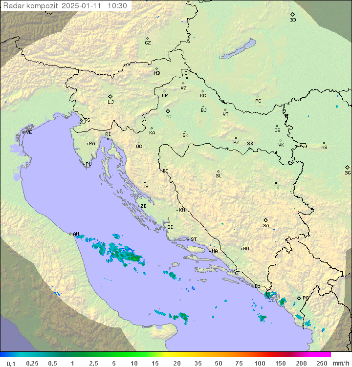 Padavine Hrvaška