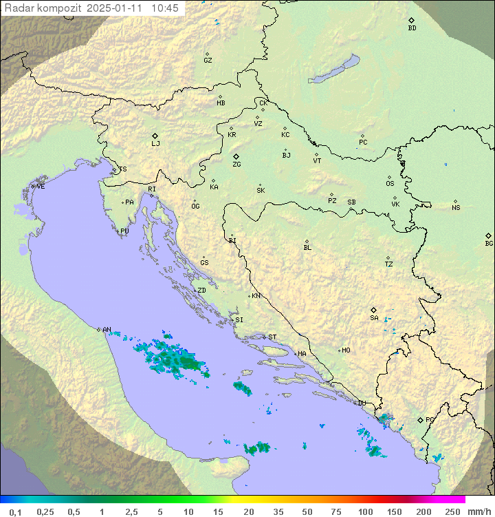 Padavine Hrvaška