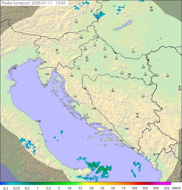 Padavine Hrvaška