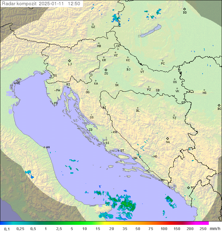 Padavine Hrvaška