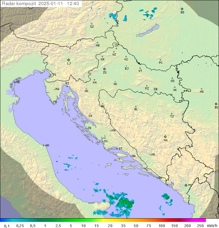 Padavine Hrvaška