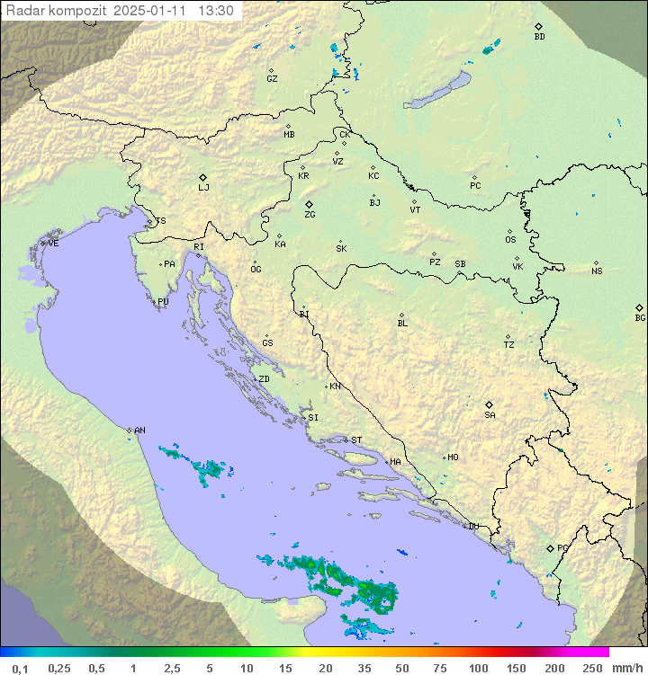 Padavine Hrvaška