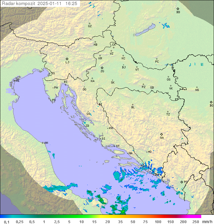 Padavine Hrvaška