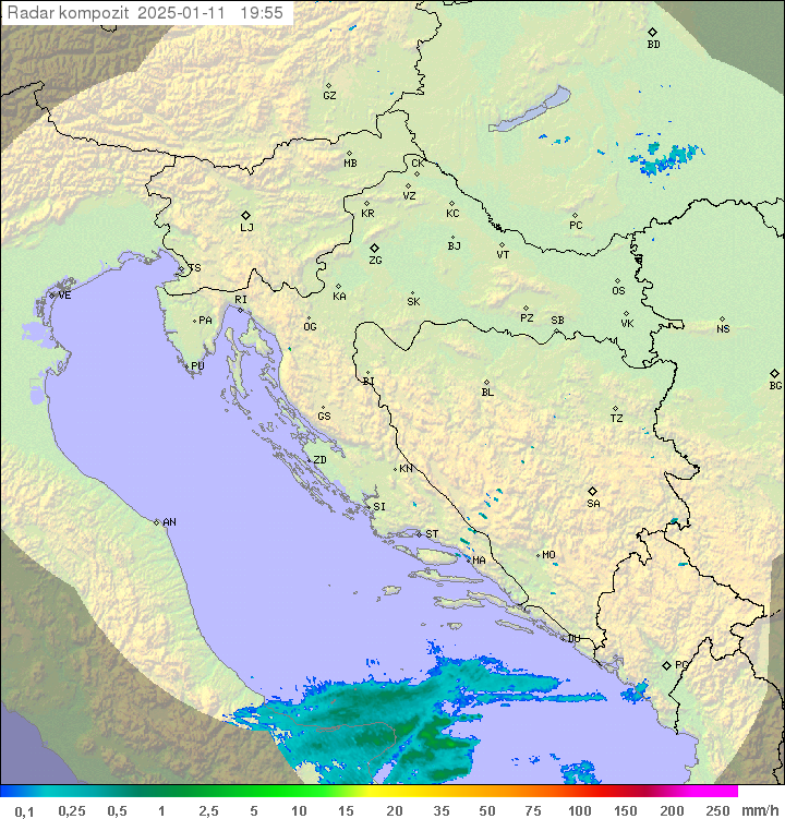 Padavine Hrvaška