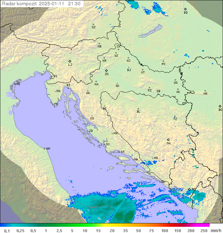 Padavine Hrvaška