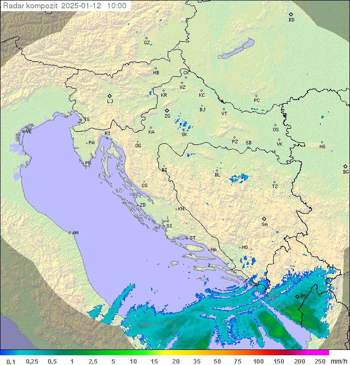 Padavine Hrvaška