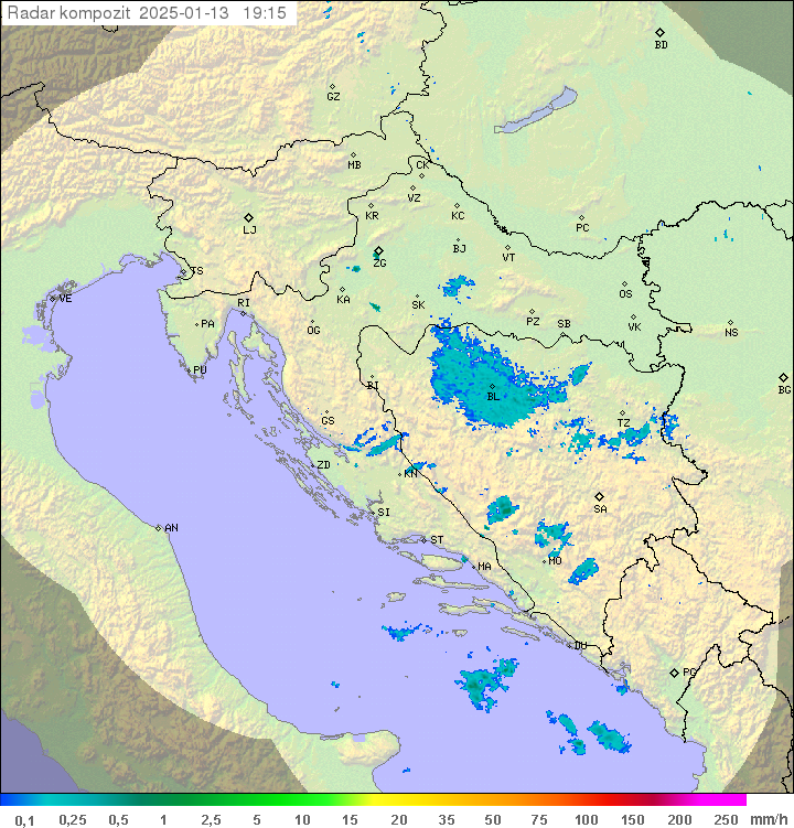 Padavine Hrvaška