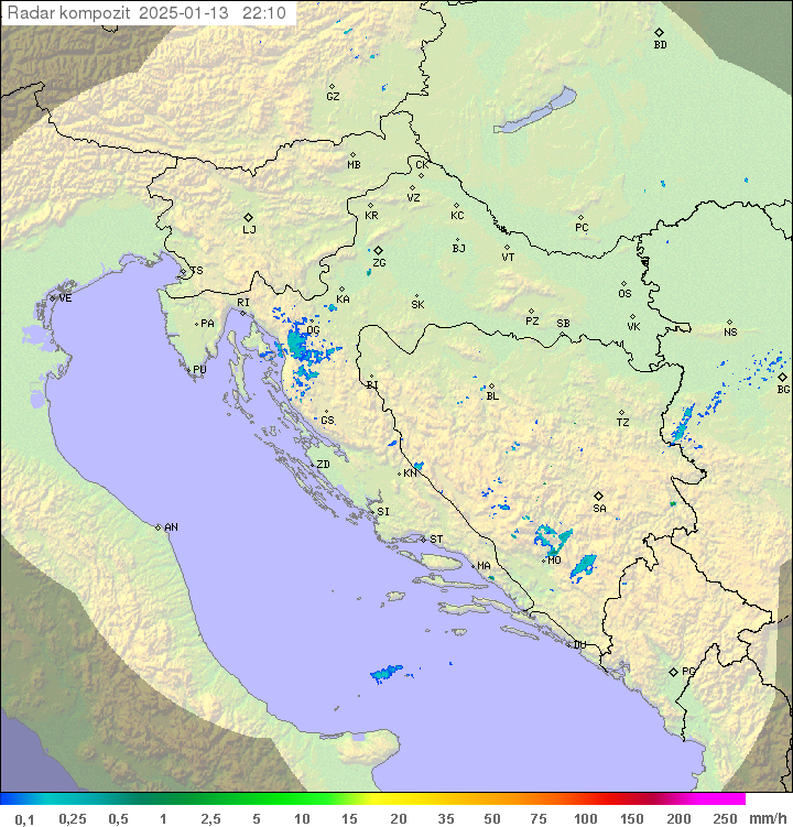 Padavine Hrvaška