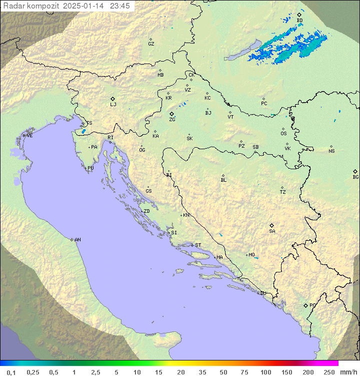 Padavine Hrvaška