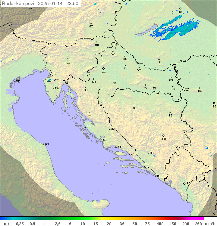 Padavine Hrvaška