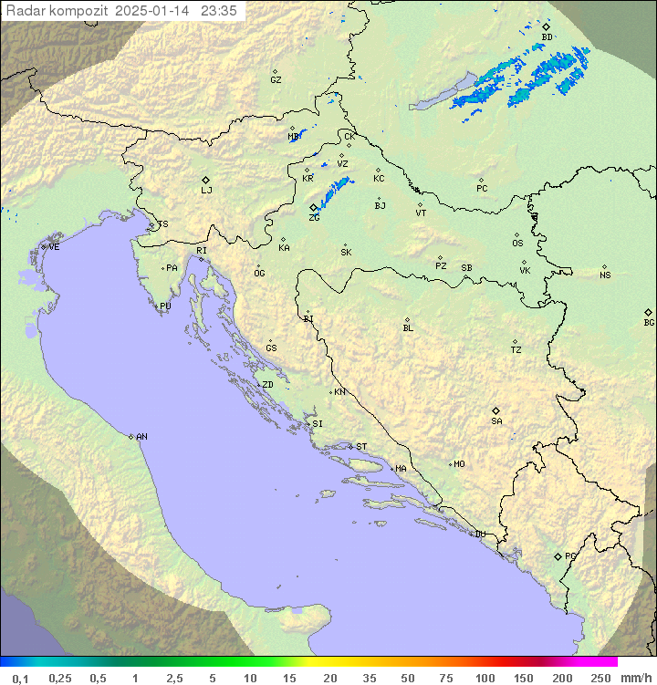 Padavine Hrvaška