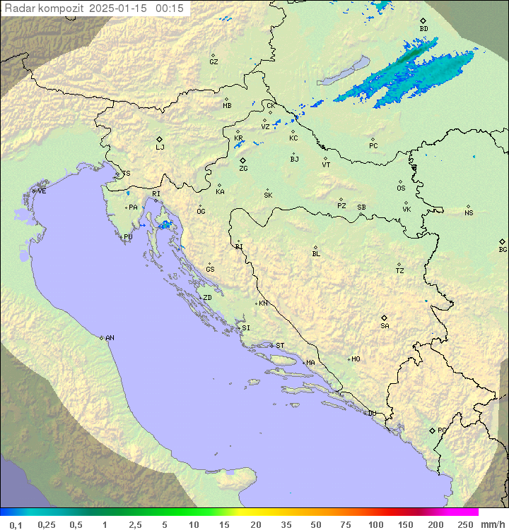 Padavine Hrvaška