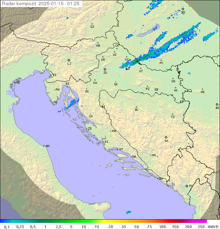 Padavine Hrvaška