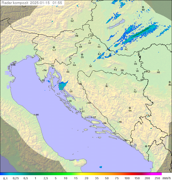 Padavine Hrvaška