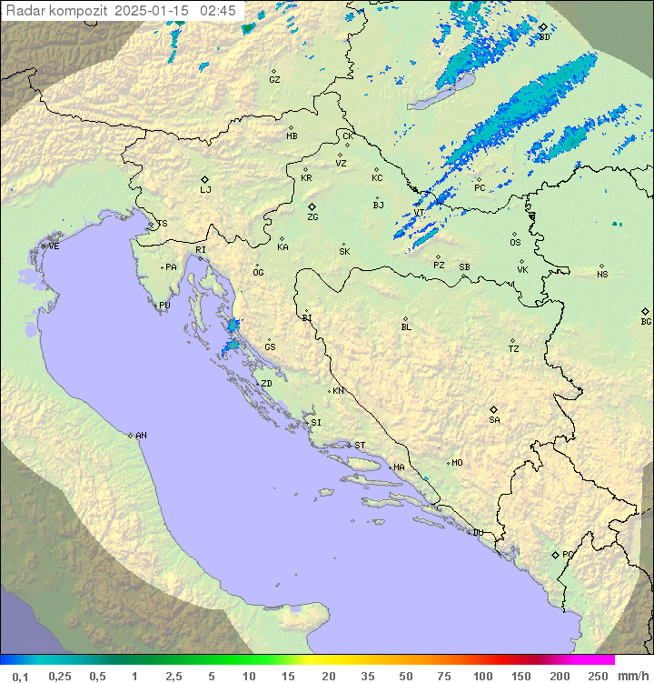 Padavine Hrvaška