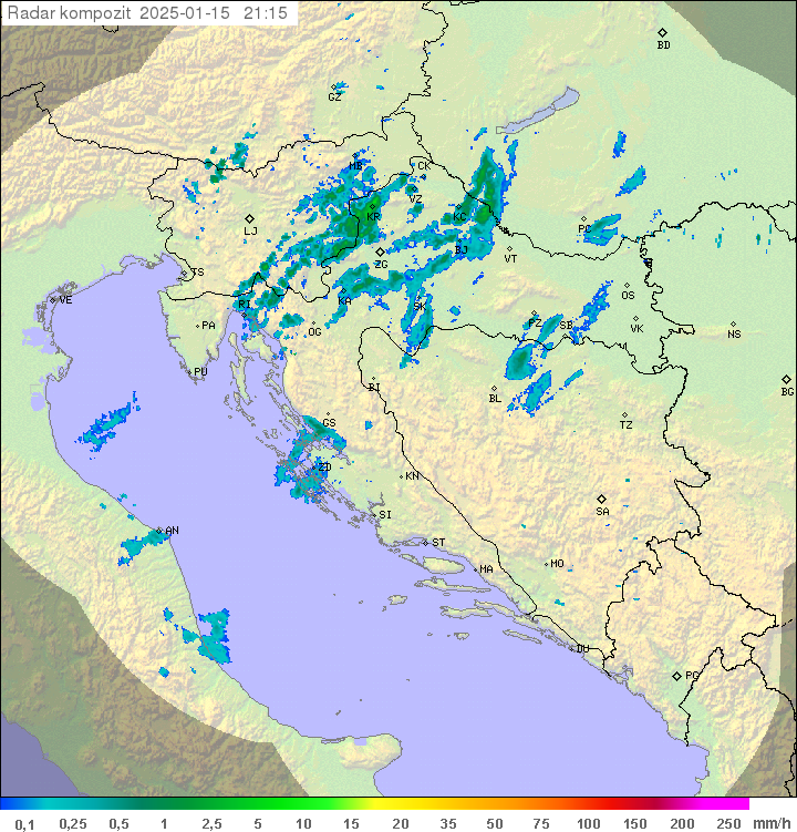 Padavine Hrvaška