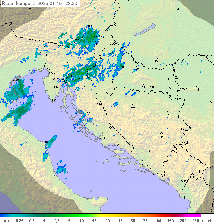 Padavine Hrvaška