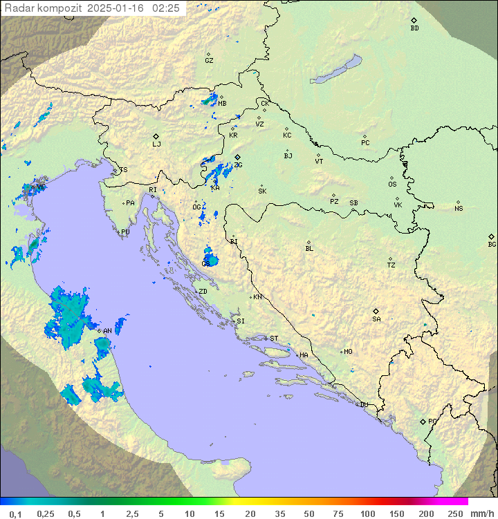 Padavine Hrvaška