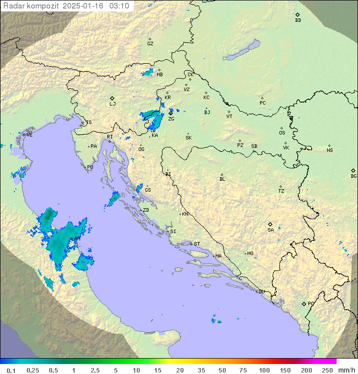 Padavine Hrvaška