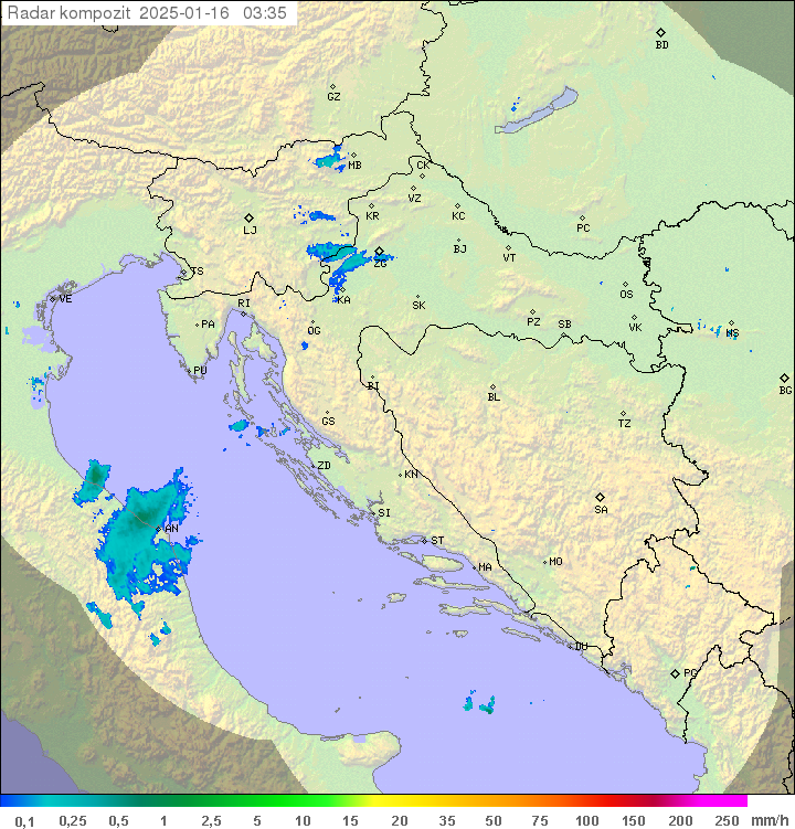 Padavine Hrvaška