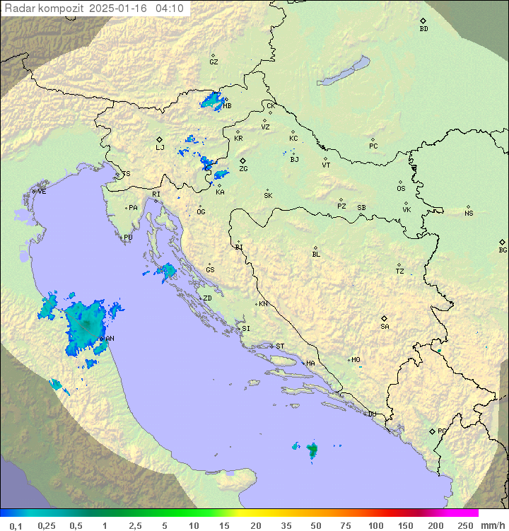 Padavine Hrvaška