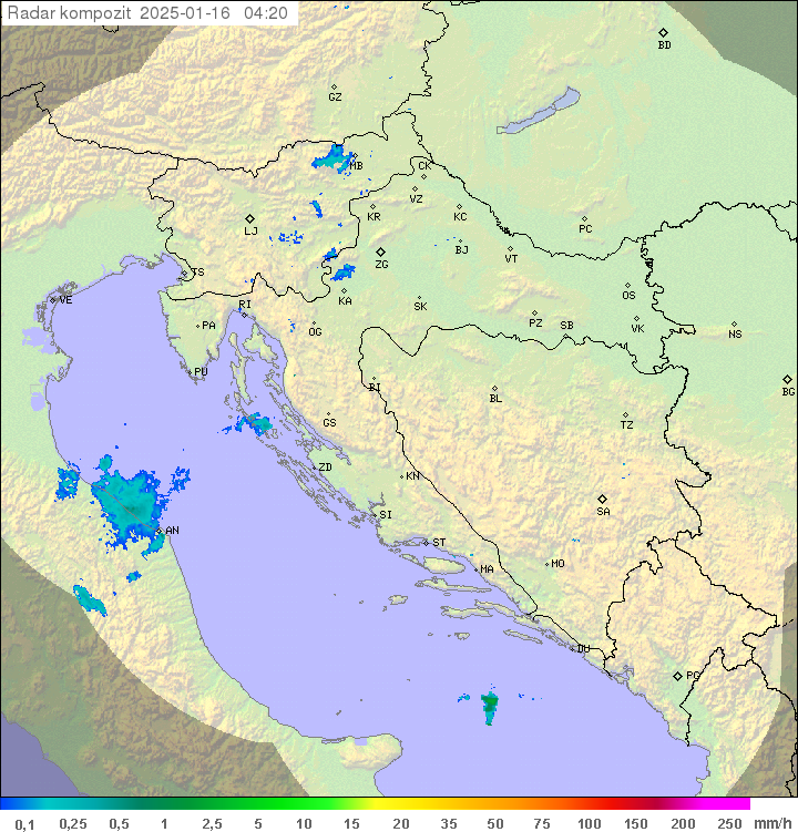 Padavine Hrvaška