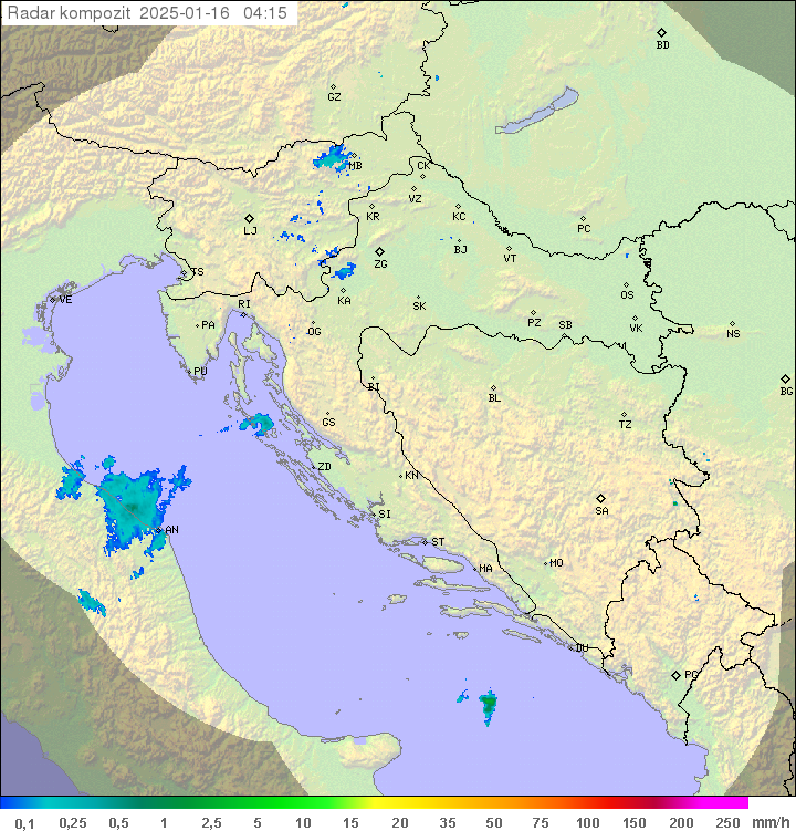 Padavine Hrvaška