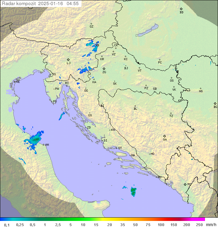 Padavine Hrvaška