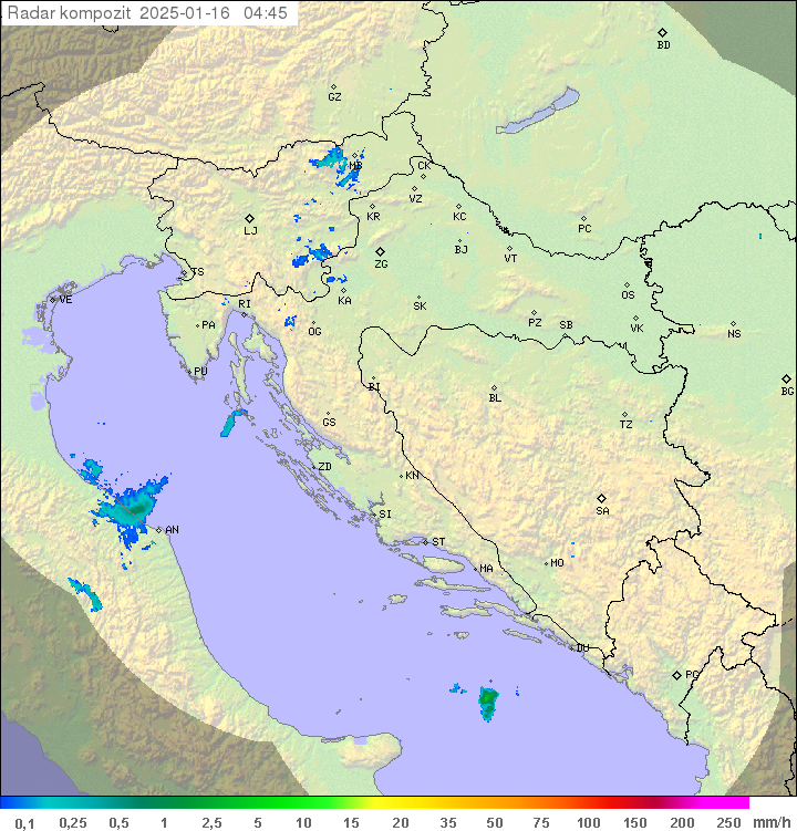 Padavine Hrvaška