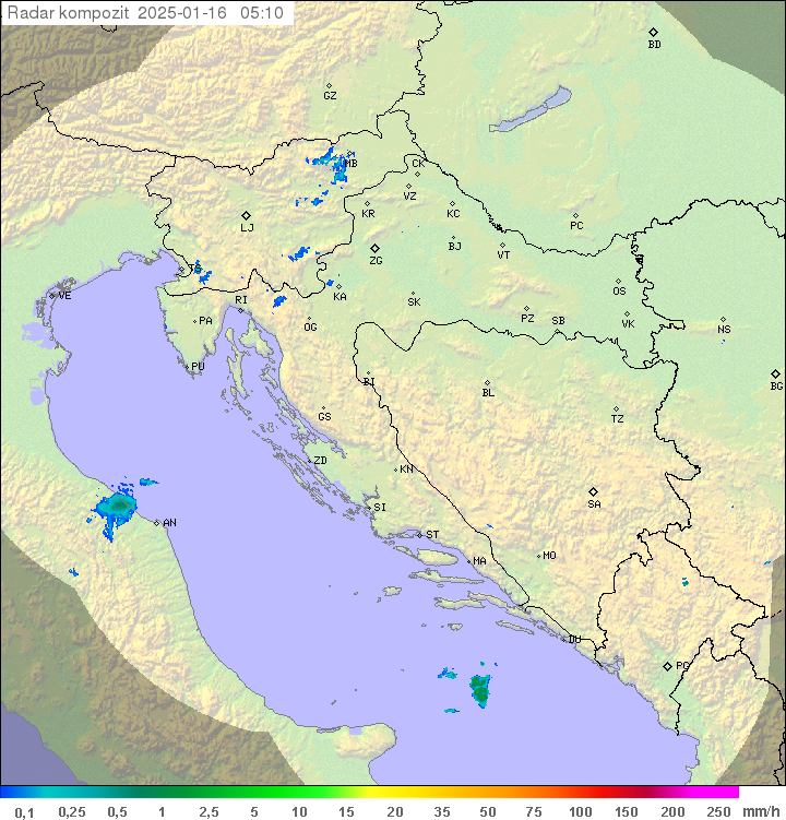 Padavine Hrvaška