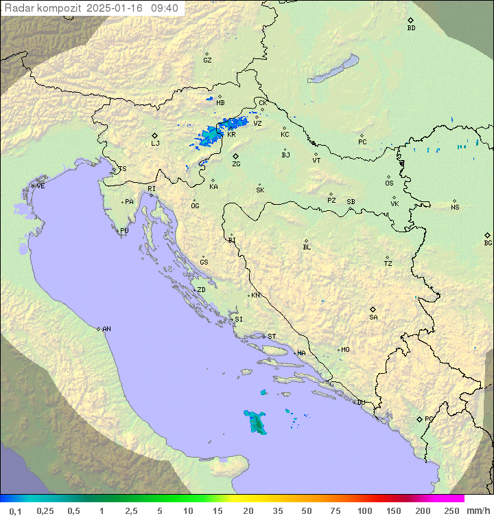 Padavine Hrvaška