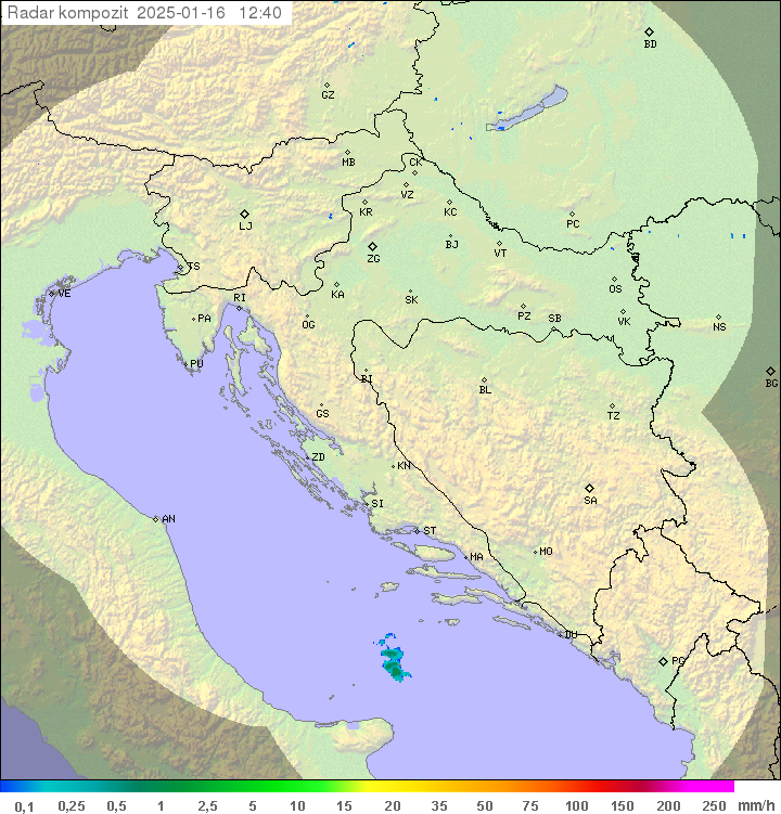 Padavine Hrvaška